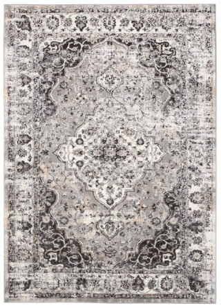 Dywan Valley Antracytowy Vintage Rozeta