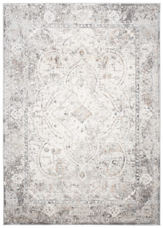 Dywan Valley Szary Ornamenty Vintage