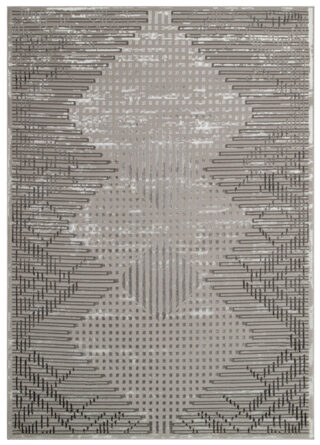Dywan Crystal Szary Vintage Romby Efekt 3D