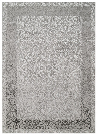 Dywan Ares Szary Ornamenty Vintage