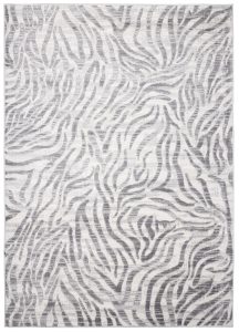 Dywan Valley Szary Abstrakcyjny Paski Zebra