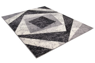 Dywan Dream Geometryczny Szary Kwadraty