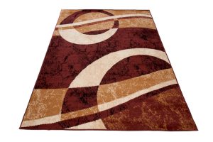 Dywan Dream Geometryczny Brązowy Beżowy Okręgi