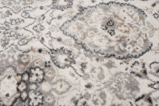 Dywan Valley Szary Miedziany Ornamenty Vintage