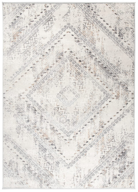 Dywan Valley Szary Vintage Etniczny Diament
