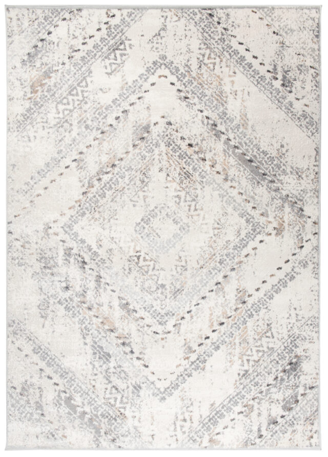 Dywan Valley Szary Vintage Etniczny Diament