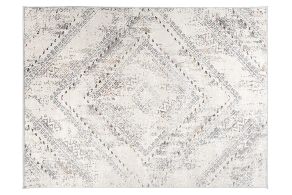 Dywan Valley Szary Vintage Etniczny Diament