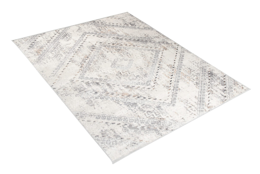 Dywan Valley Szary Vintage Etniczny Diament