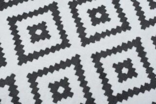 Dywan Luxury Biały Szary Geometryczny Diament