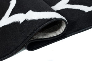 Dywan Luxury Czarny Biały Marokański Trellis