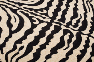 Dywan Atlas Zebra Czarno Kremowy