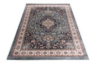 Dywan Colorado Tradycyjny Niebieski Kremowy Ornamenty