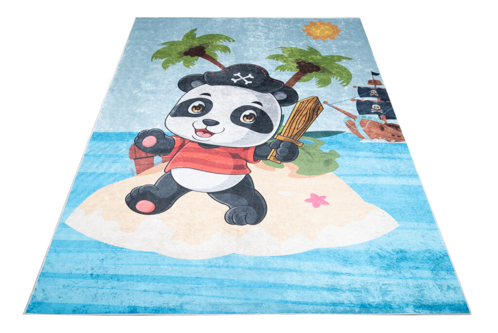 Dywan Emma Antypoślizgowy Do Prania Panda Pirat
