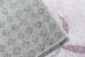 Dywan Emma Antypoślizgowy Do Prania Różowy Szary Pandy