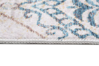 Dywan Toscana Vintage Niebiesko Beżowe Ornamenty