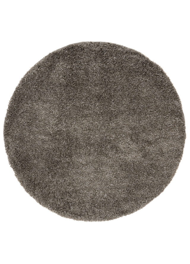 Dywan Essence Koło Shaggy Taupe Szary Melanż