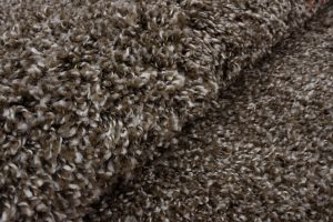 Dywan Essence Koło Shaggy Taupe Szary Melanż