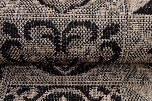 Dywan Melissa Brązowy Czarny Mozaika Indoor Outdoor