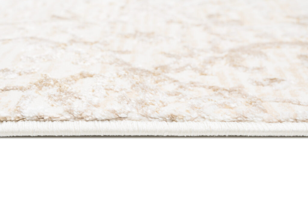 Dywan Hera Kremowy Beżowy Ornamenty Vintage Efekt 3D