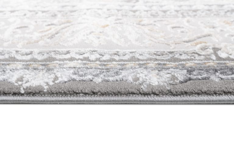 Dywan Hera Szary Beżowy Kremowy Klasyczny Efekt 3D