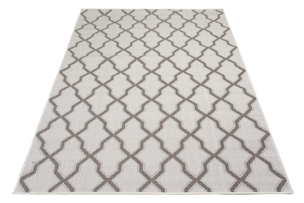 Dywan Zewnętrzny Capri Szary Trellis