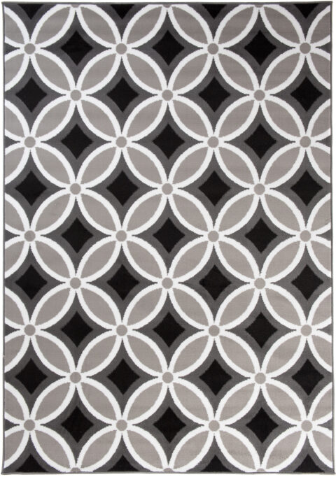 Dywan Maya Szary Geometryczny Mozaika