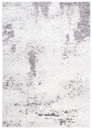 Dywan Sky Szary Kremowy Vintage Ornamenty