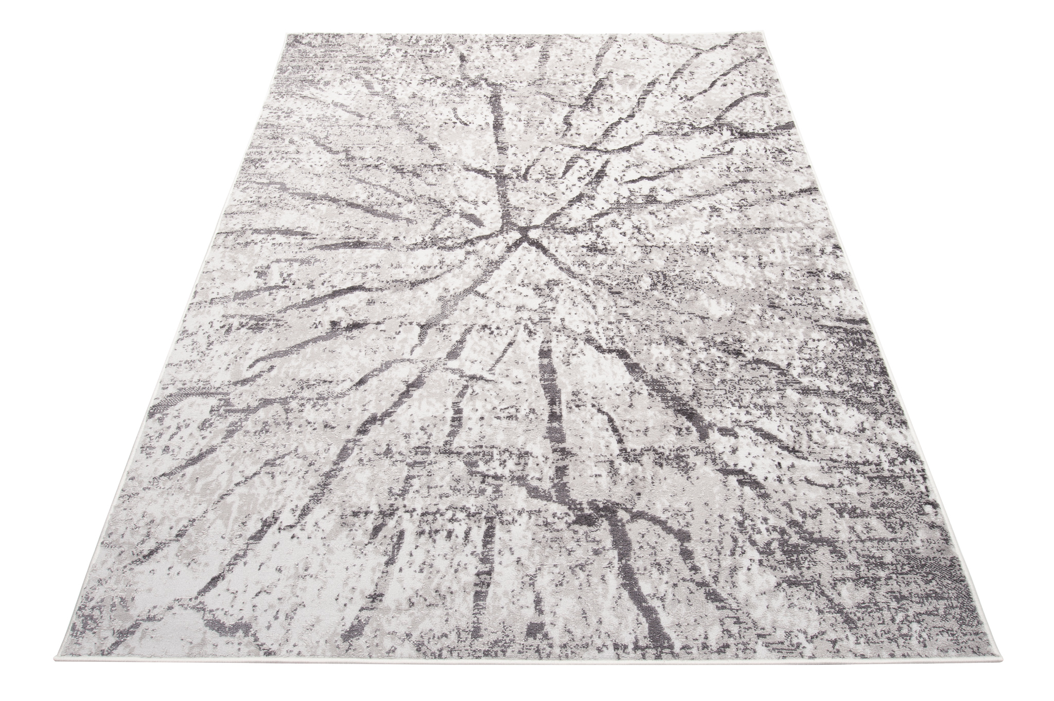 Dywan Sky Jasny Szary Nowoczesny Drewno