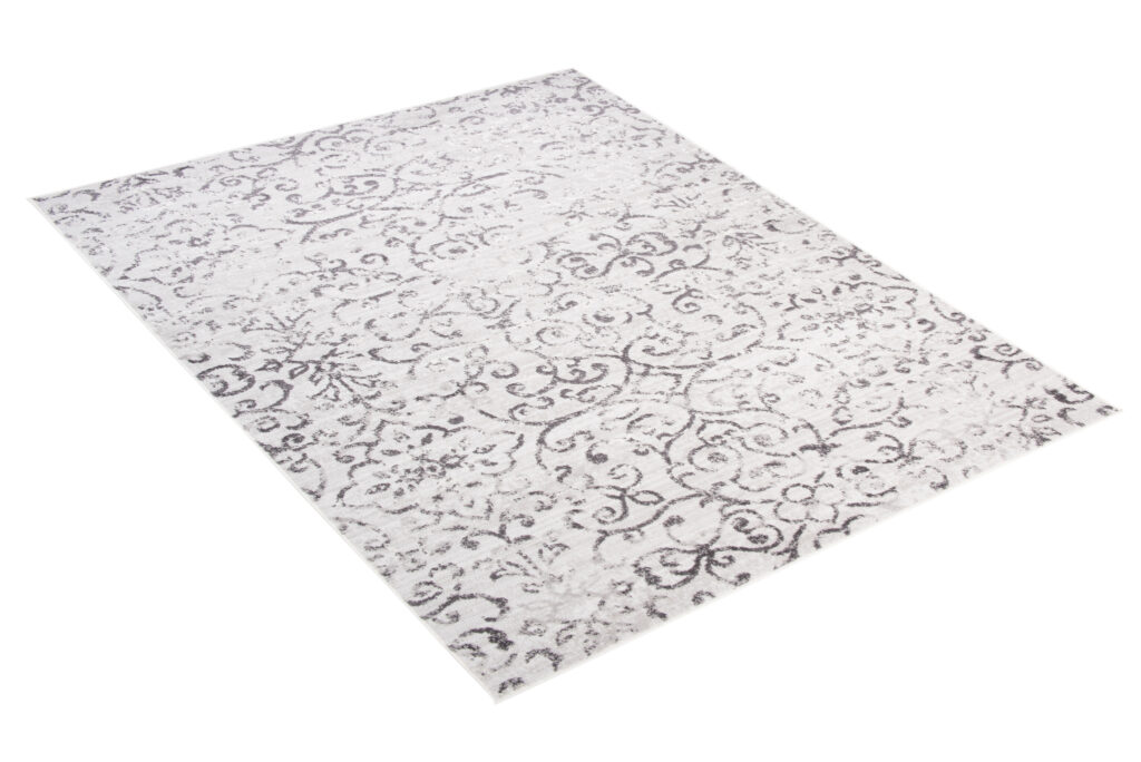 Dywan Sky Szary Vintage Kwiatowe Ornamenty