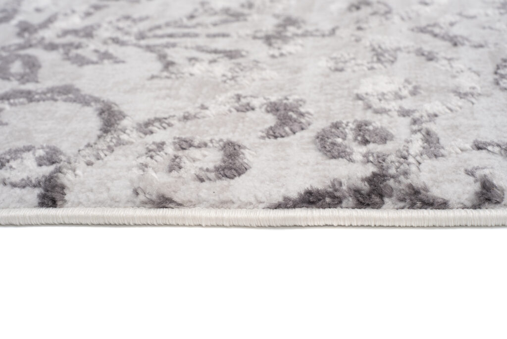 Dywan Sky Szary Vintage Kwiatowe Ornamenty