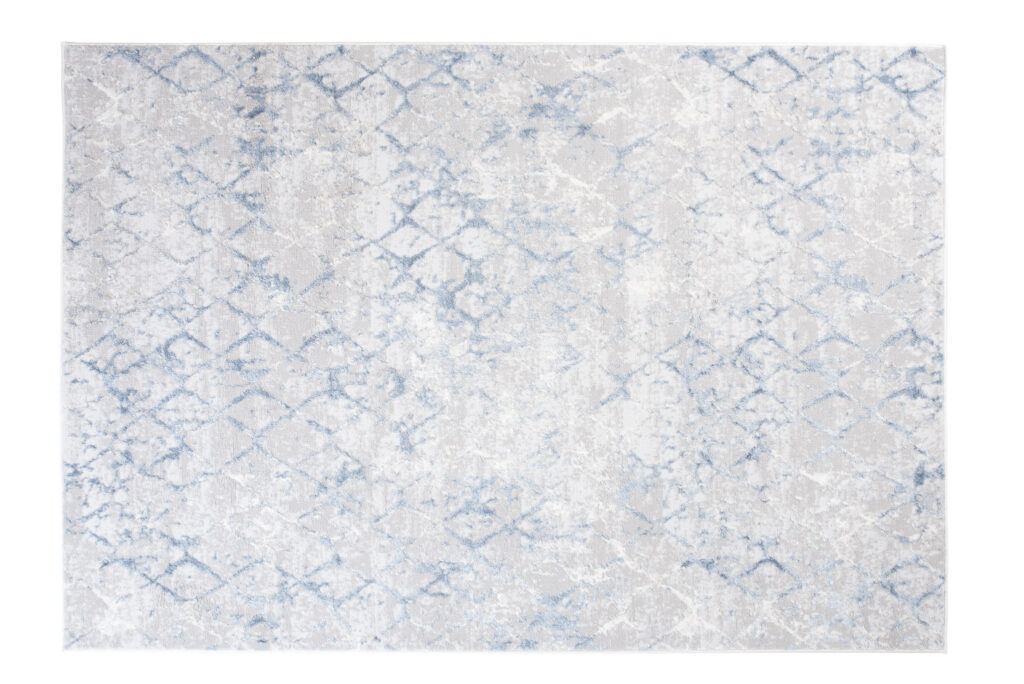 Dywan Sky Niebieski Geometryczny Diamenty
