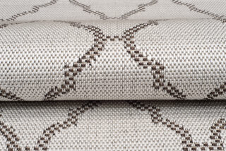 Dywan Zewnętrzny Capri Szary Trellis Ramka