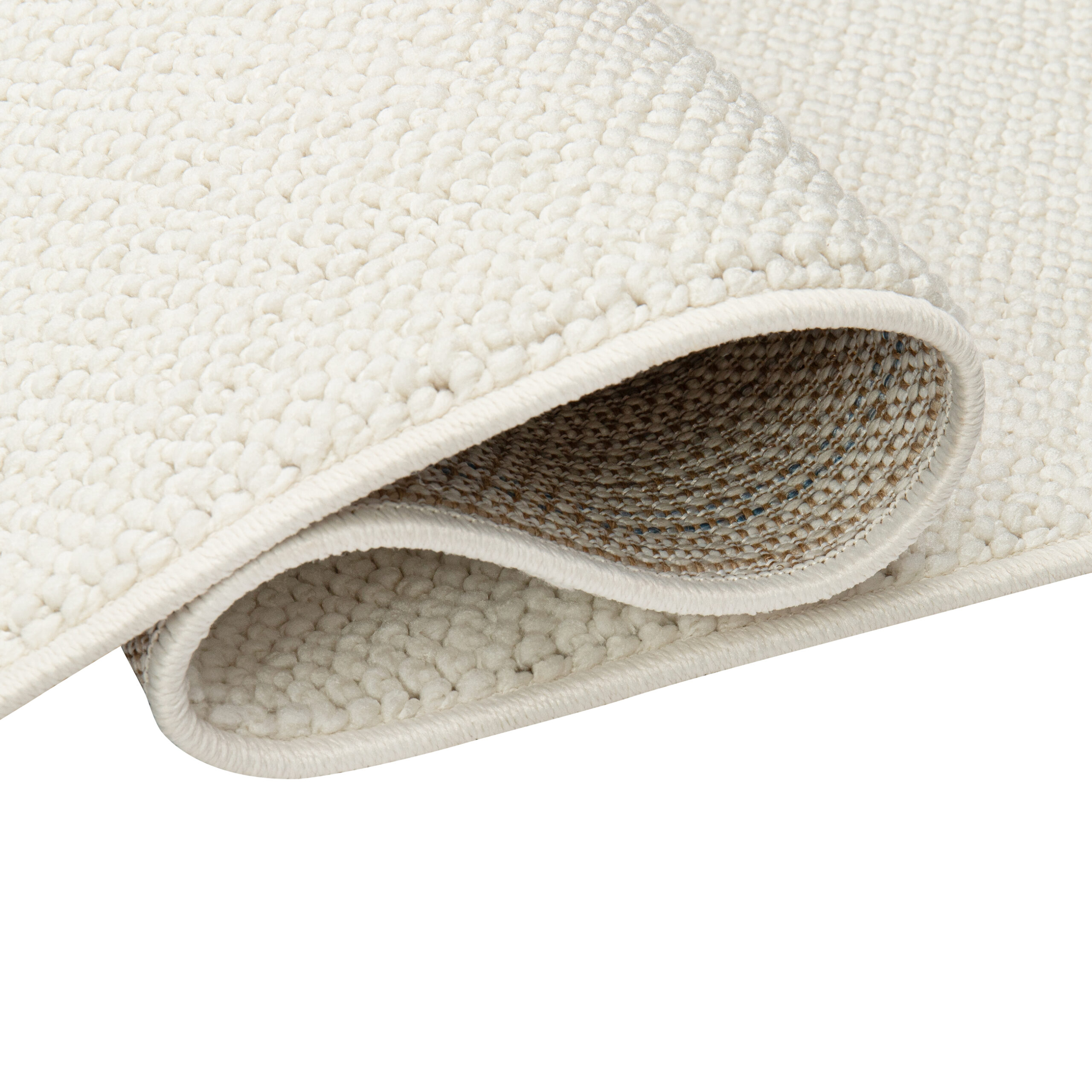 Dywan Agra Kremowy Nowoczesny z Frędzlami