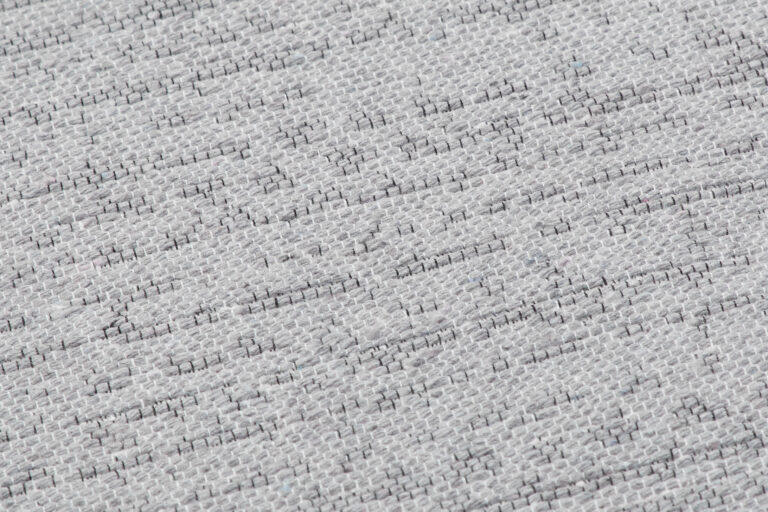 Dywan Azteca Bawełniany Szary z Frędzlami