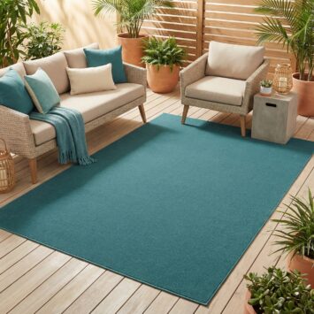 Dywan Mono Indoor Outdoor Niebieski