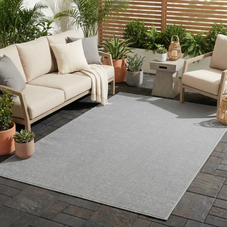 Dywan Mono Indoor Outdoor Jasny Szary