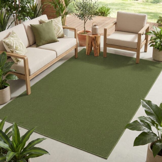Dywan Mono Indoor Outdoor Zielony