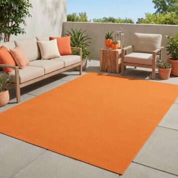 Dywan Mono Indoor Outdoor Pomarańczowy