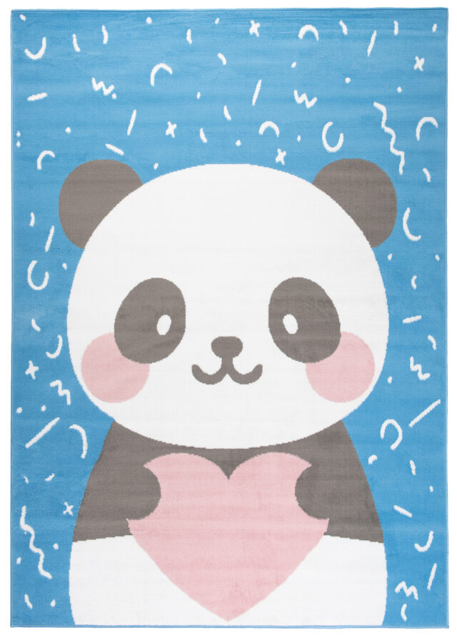 Dywan Dziecięcy Jolly Niebieski Panda