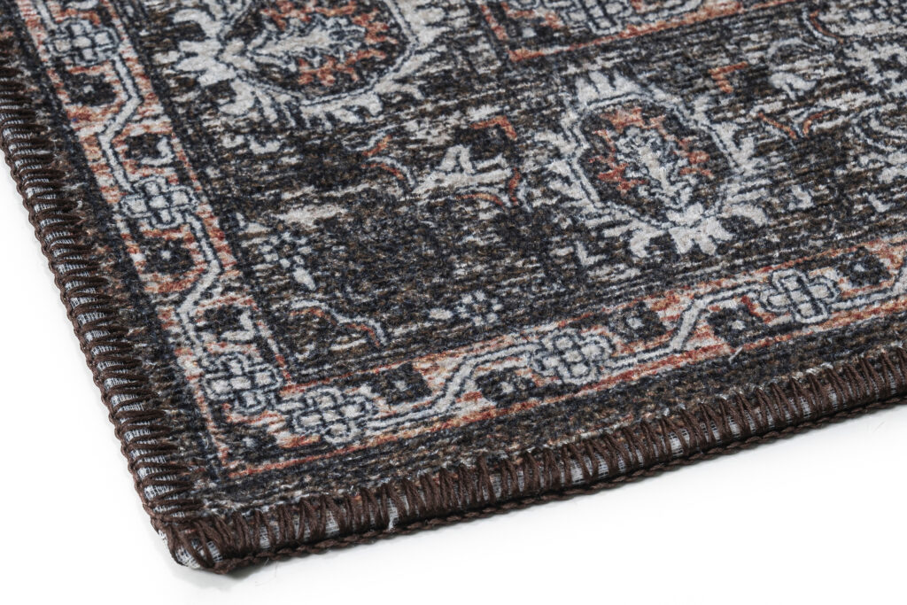 Dywan Ritz Brązowy Czarny Ornamenty