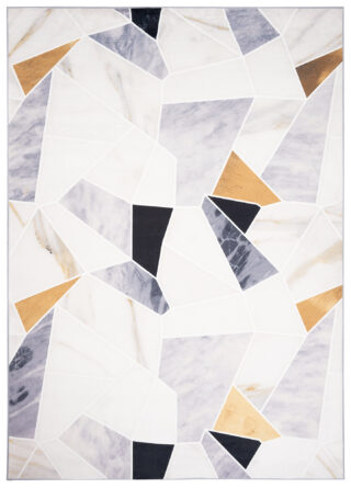 Dywan Flannel Wielokolorowy Geometryczny