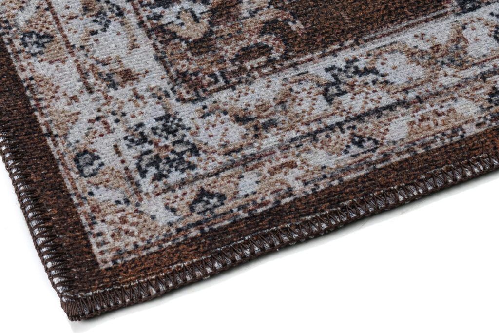 Dywan Ritz Brązowy Kwiatowe Ornamenty