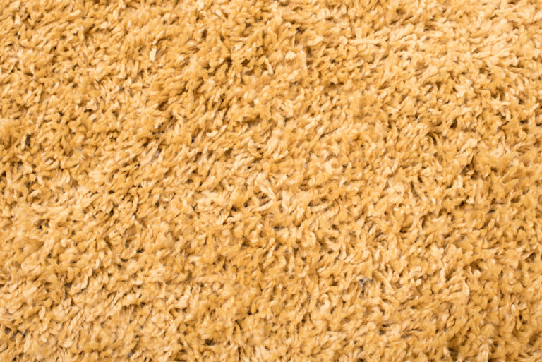 Chodnik Essence Shaggy Jednokolorowy Musztardowy