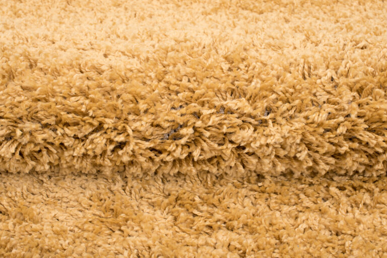 Chodnik Essence Shaggy Jednokolorowy Musztardowy