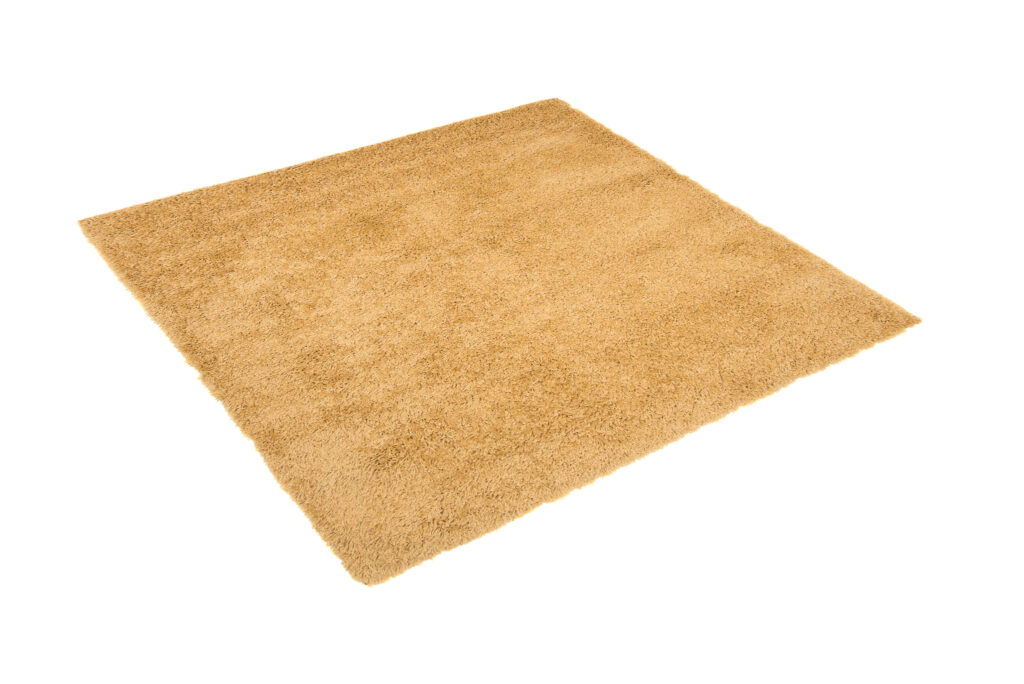 Dywan Essence Kwadratowy Shaggy Musztardowy