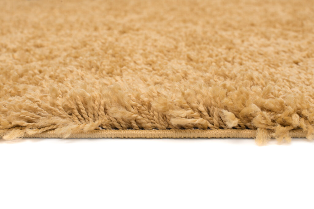 Dywan Essence Kwadratowy Shaggy Musztardowy