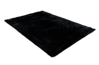 Dywan Silk Czarny Antypoślizgowy Shaggy