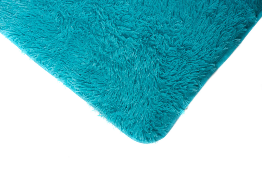 Dywan Silk Turkusowy Antypoślizgowy Shaggy