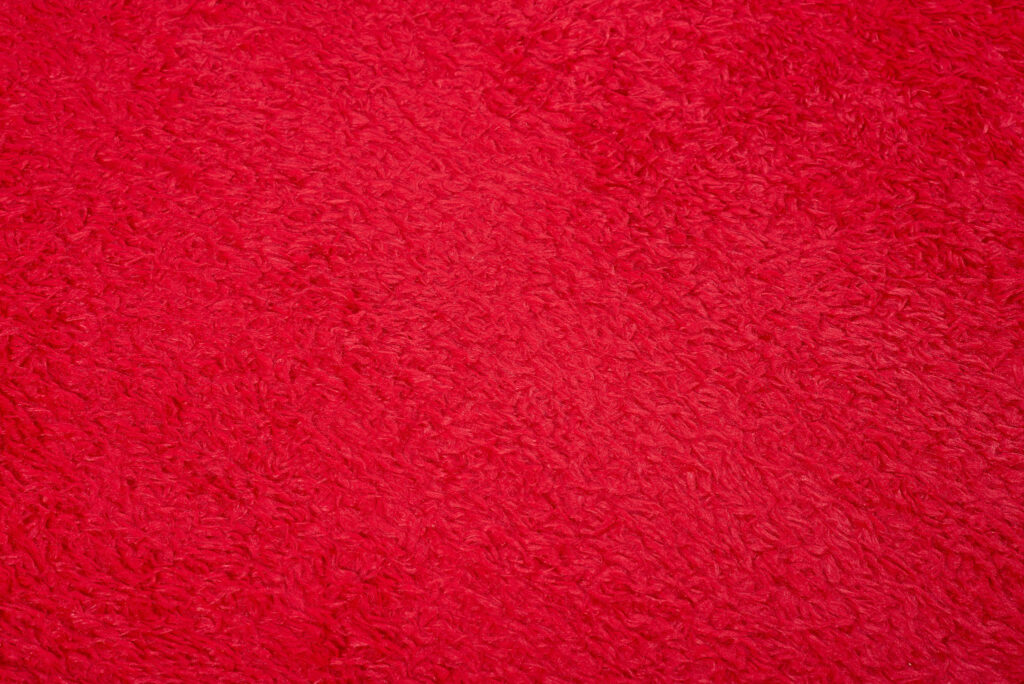 Dywan Silk Czerwony Antypoślizgowy Shaggy