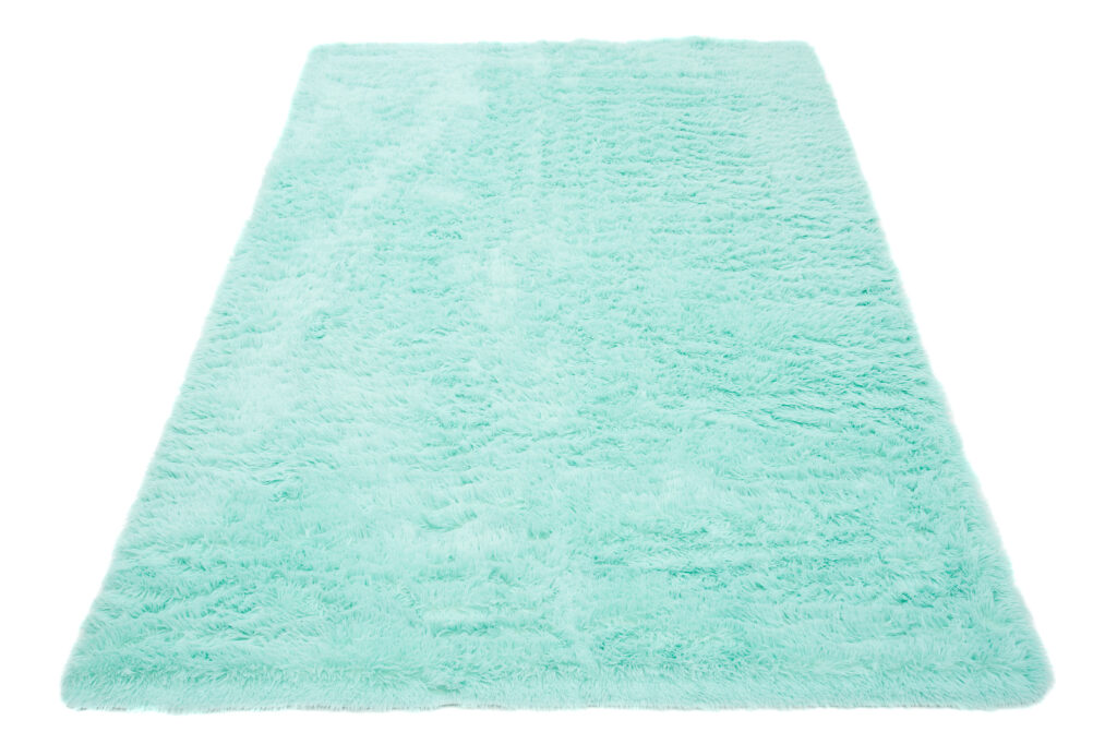 Dywan Silk Miętowy Antypoślizgowy Shaggy
